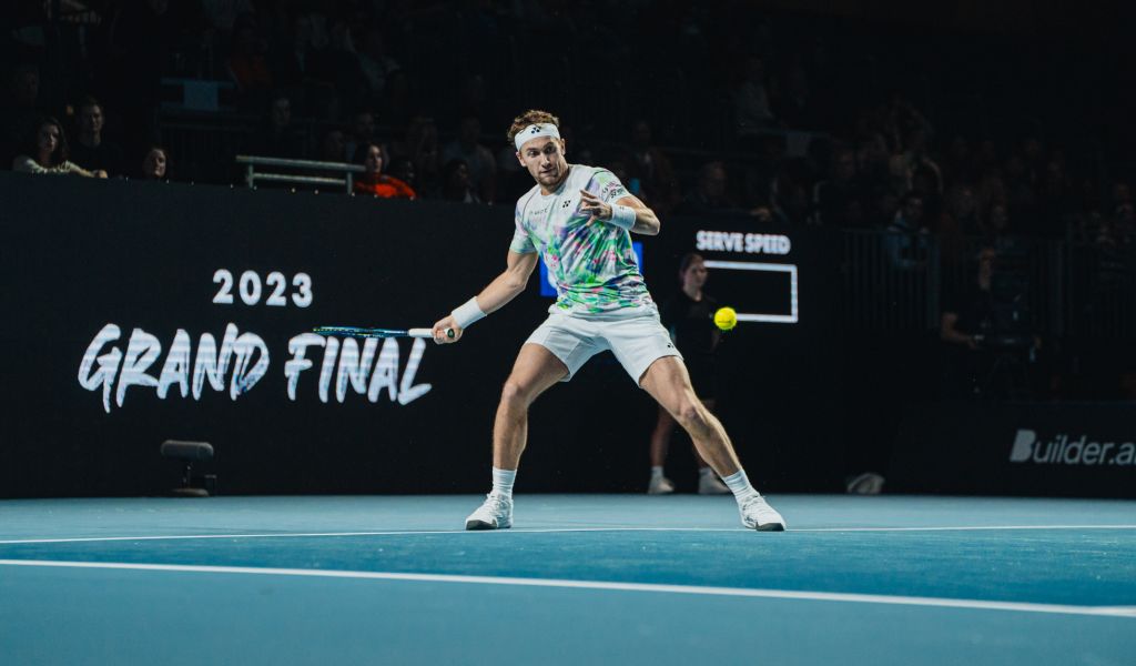 Casper Ruud finds a word to describe the dominance of Jannik Sinner and Carlos Alcaraz